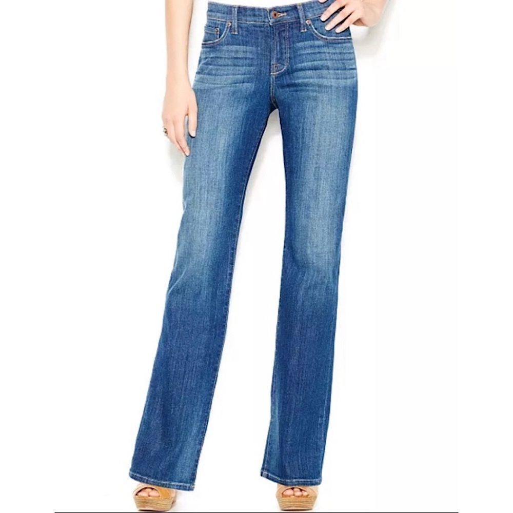 Lucky Brand by Gene Monsanto Neopolitan Easy Rider Flare Jeans sz 14 long